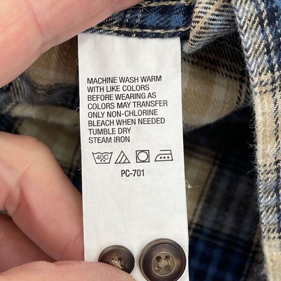 Timberland Multicolor Plaid Checkered Casual Long Sleeve Button Up Shirt XL - Picture 4 of 6